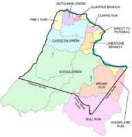 Watershed map